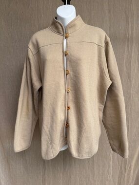 Orvis Tan Button-Up Utility Jacket